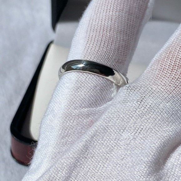 Italian 925 Simple Wedding Band - Picture 2 of 4